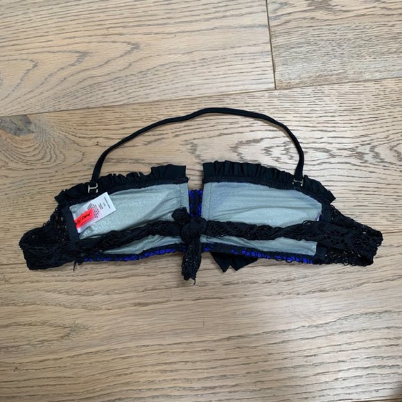 Betsey Johnson Love Lace Crochet Matching Bikini Set - Picture 9 of 16